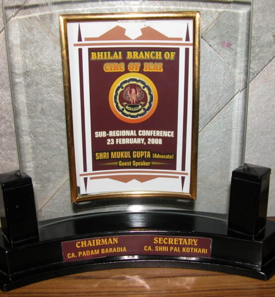 13 GUEST SPEAKER BHILAI BRANCH OF CIRC OF ICAI 2008