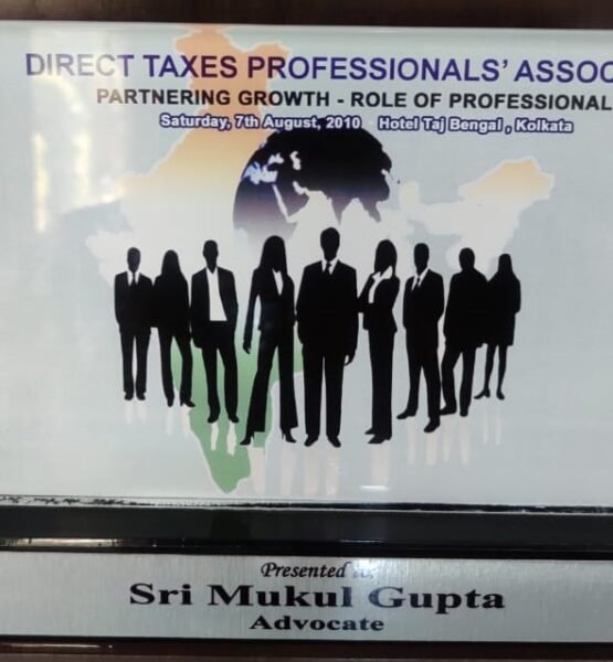 6 EMINENT SPEAKER-ANNUAL CONF-DIRECT TAXES PRACTIONERS ASSO, KOLKOTA 2010